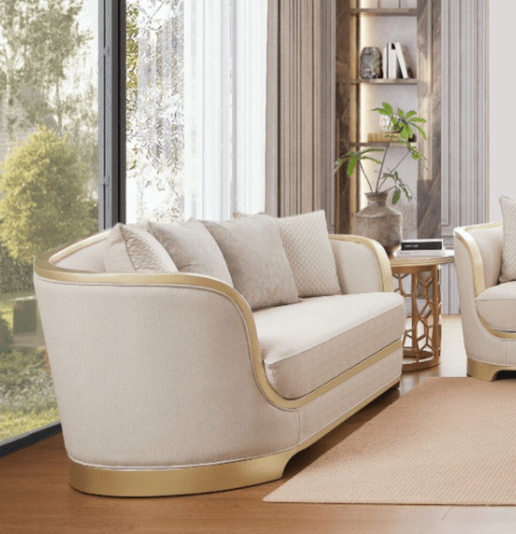Traditional Upholstered Loveseat