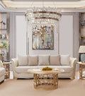 Traditional Upholstered Sofa