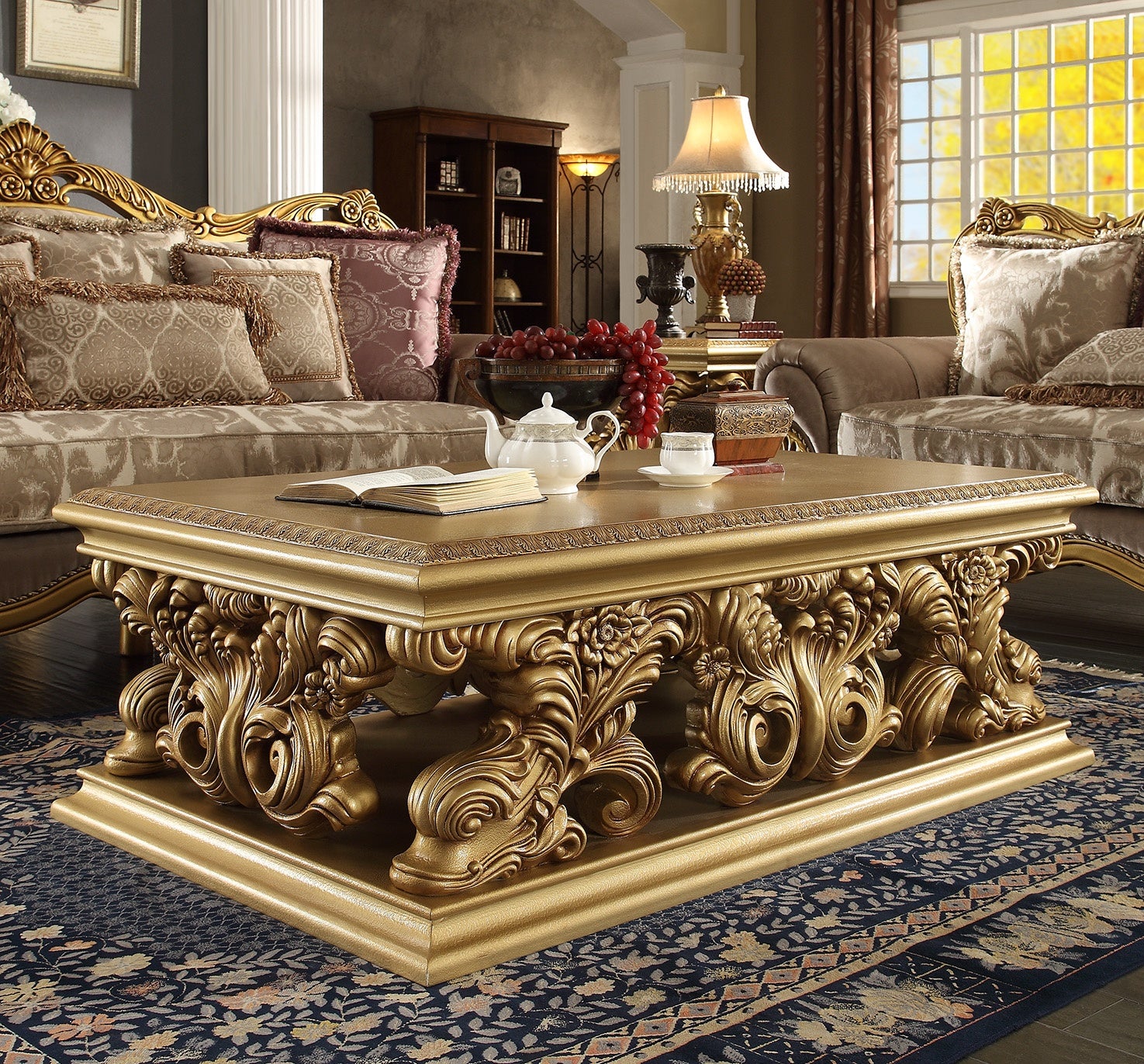 Metallic Gold Coffee Table
