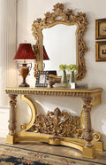 Metallic Gold Console Table
