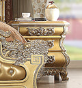 Metallic Gold Nightstand