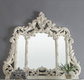 Plantation Cove White Wall Mirror