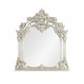 Traditional Wall Mirror with Ornate Carved Frame