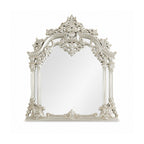 Traditional Wall Mirror with Ornate Carved Frame