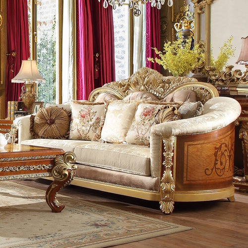 Ant Light Green and Fabric and Solid Wood SOFA
