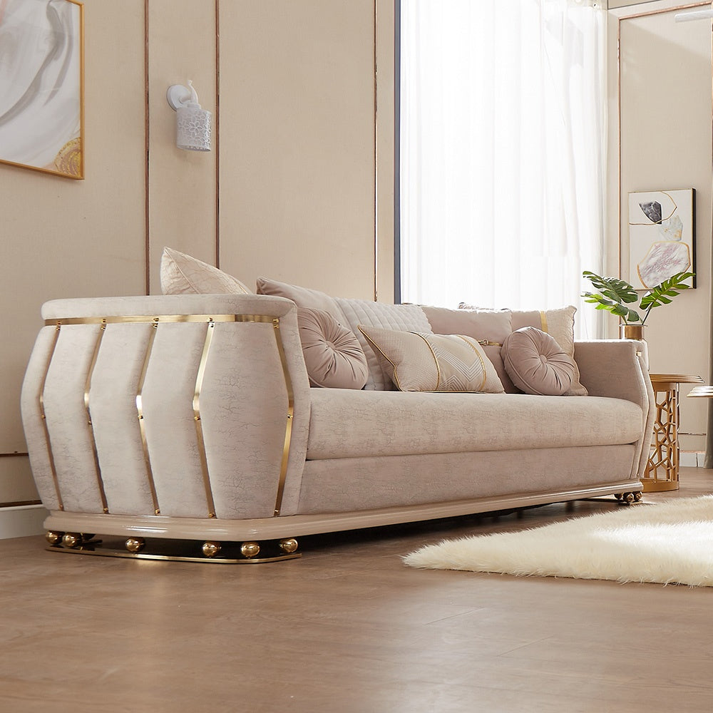 Modern Upholstered Loveseat