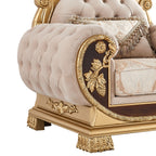 Traditional Upholstered Accent Chair