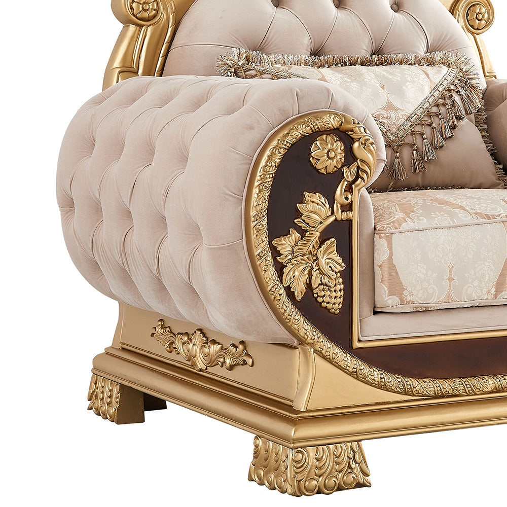 Traditional Upholstered Accent Chair