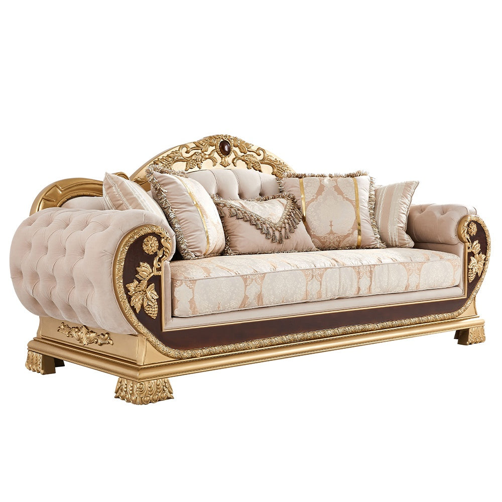 Traditional Upholstered Sofa