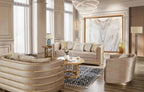 Traditional Three-Piece Living Room Seating Set