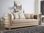 Traditional Three-Piece Sofa Set