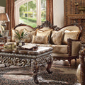 Extra Dark Walnut Fabric and Solid Wood SOFA