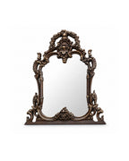 Ornate Arched Wall Mirror with Carved Frame