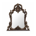 Ornate Arched Wall Mirror with Carved Frame