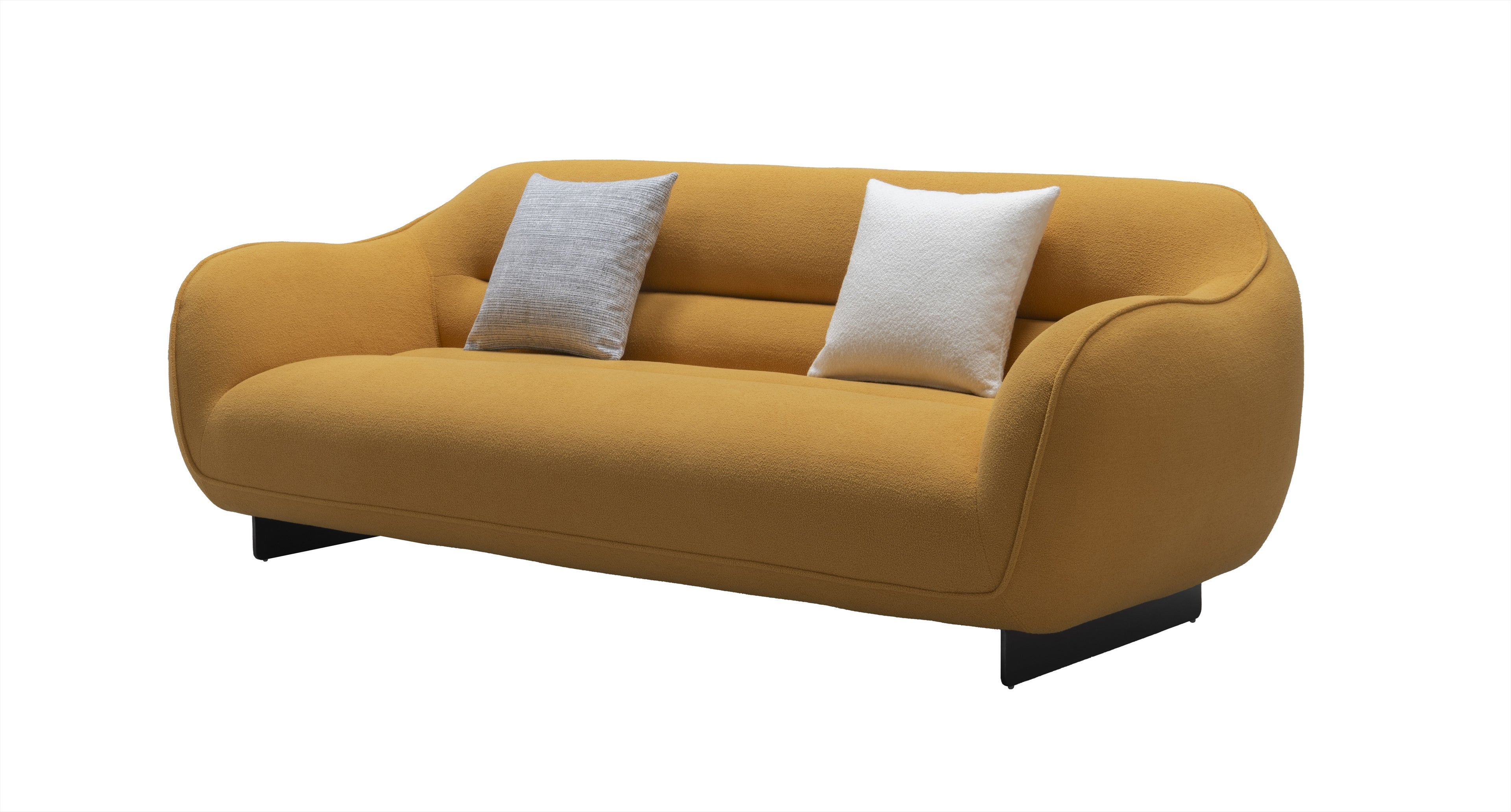 Yellow Fabric Sofa