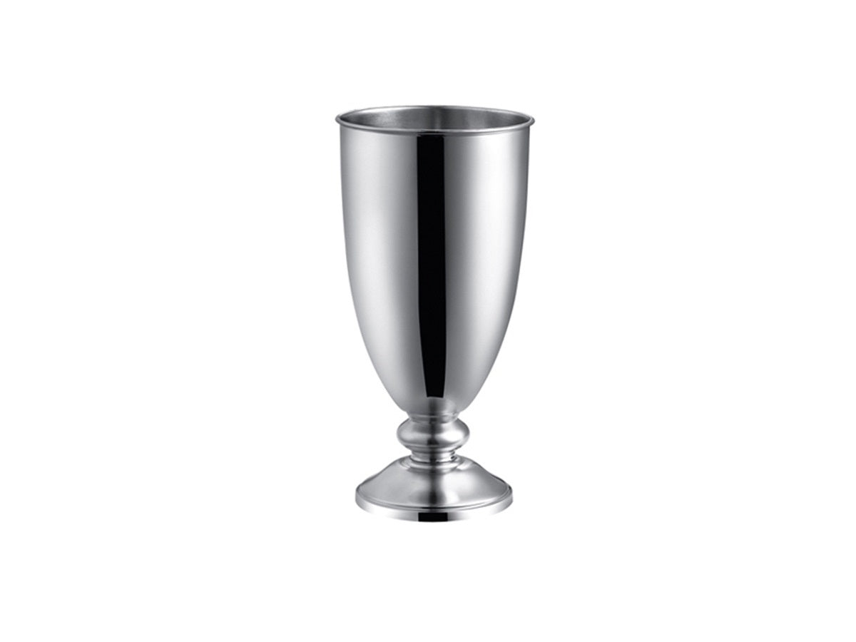 Large Polished Stainless Steel Hl Vase