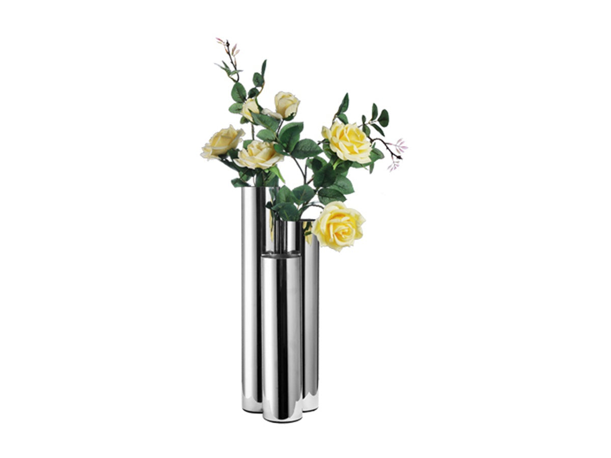 Stainless Steel Sculptural Vase