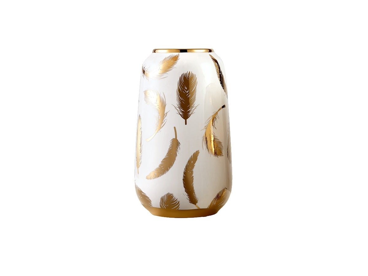 Large Vases Porcelain Feather Vase