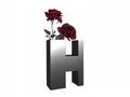 Polished Black Letter "G" Vase