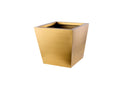 Brushed Gold Square Cone Flower Pot
