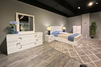 Infinity Premium Nightstand in Bianco Lucido