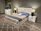 Infinity Premium Nightstand in Bianco Lucido