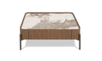 Natural Ceramic Top Coffee Table