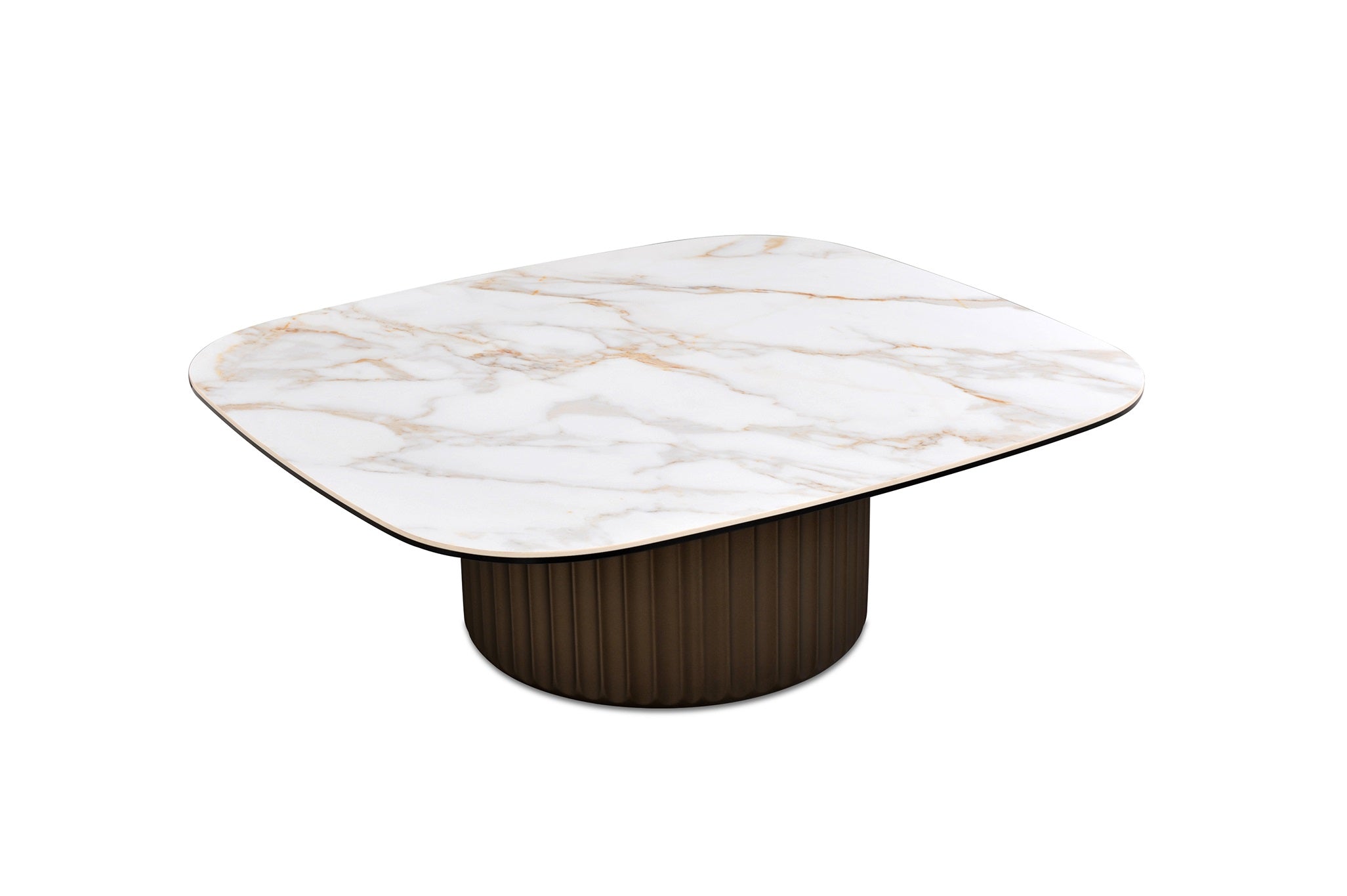 Brushed Ceramic Top Coffee Table