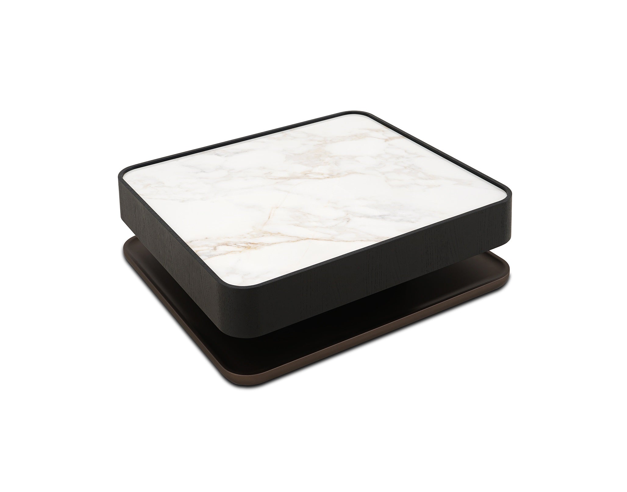 Black Ceramic Top Coffee Table
