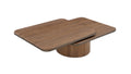 Walnut and Metal Coffee Table