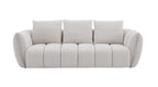 Lennox Light Grey Upholstered Loveseat