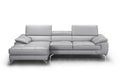 Liam Premium Leather Sectional with Left-Hand-Facing Chaise