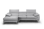 Liam Premium Leather Sectional with Left-Hand-Facing Chaise