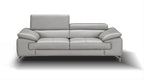 Liam Grey Leather Sofa