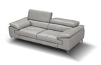 Liam Grey Leather Sofa