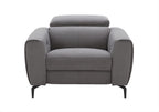 Lorenzo Grey Upholstered Armchair