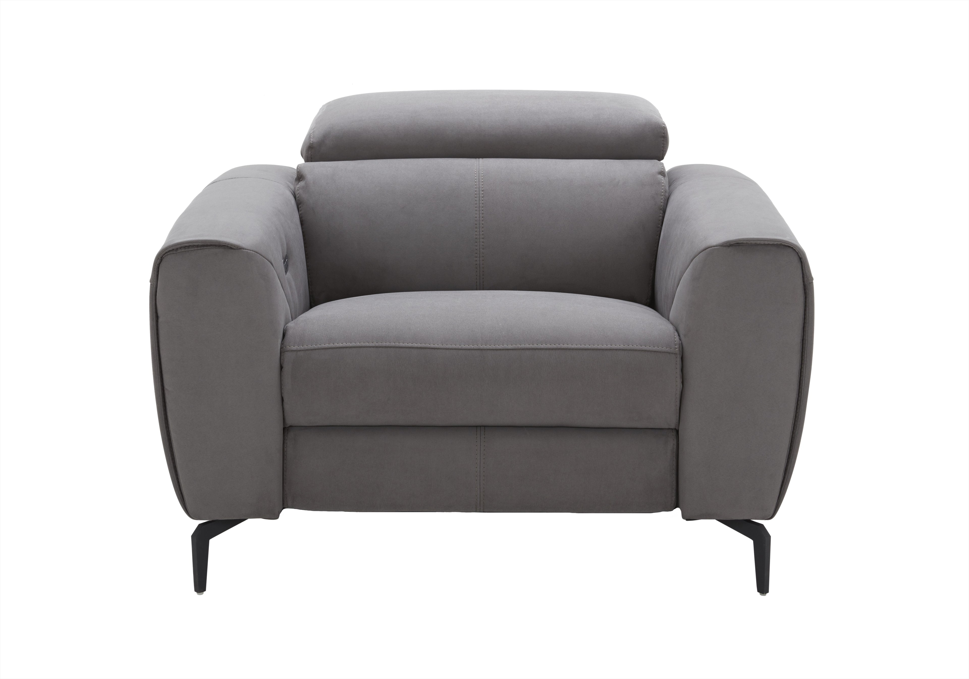 Lorenzo Grey Upholstered Armchair