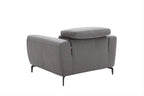 Lorenzo Grey Upholstered Armchair