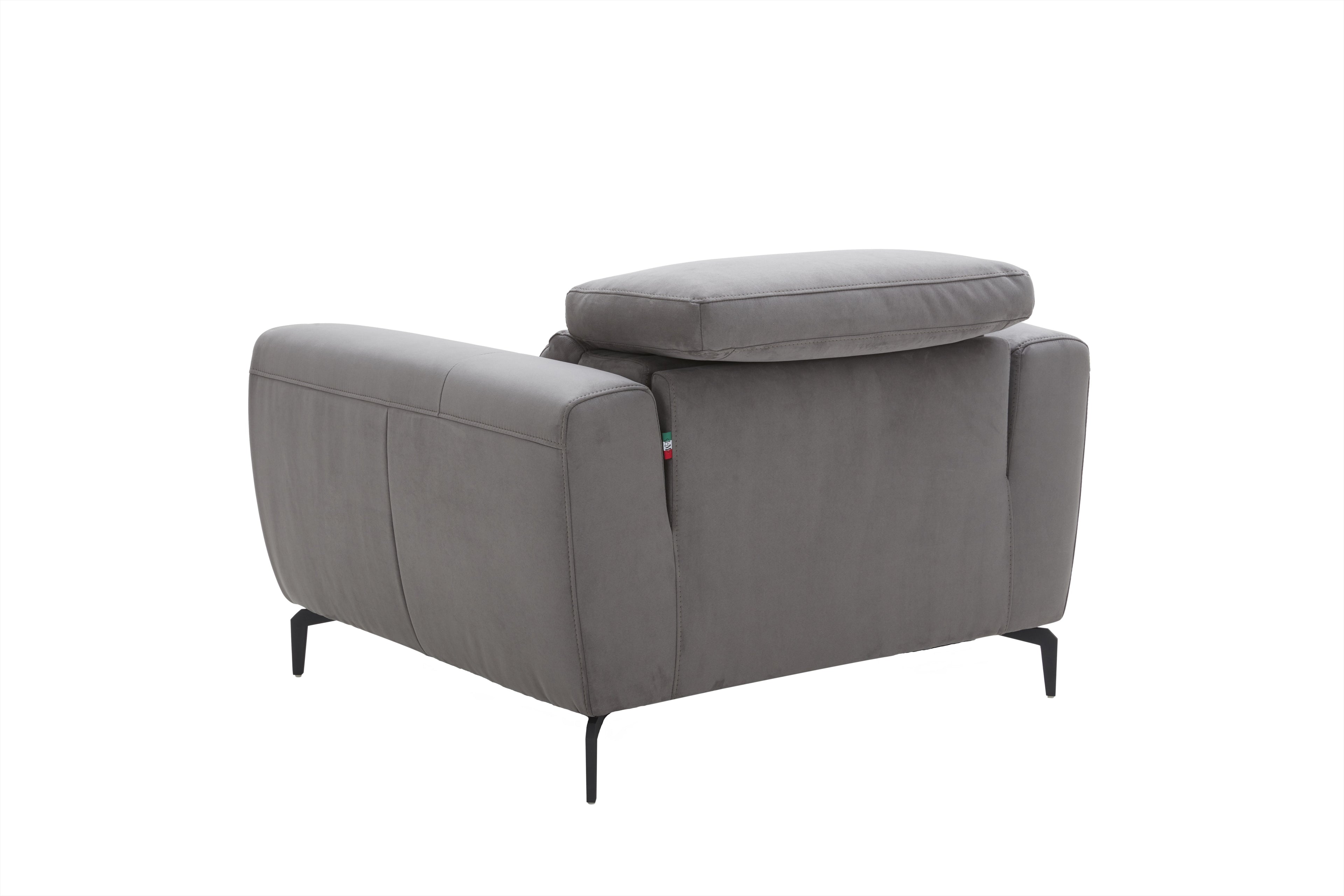 Lorenzo Grey Upholstered Armchair