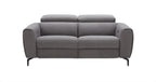 Lorenzo Grey Upholstered Loveseat