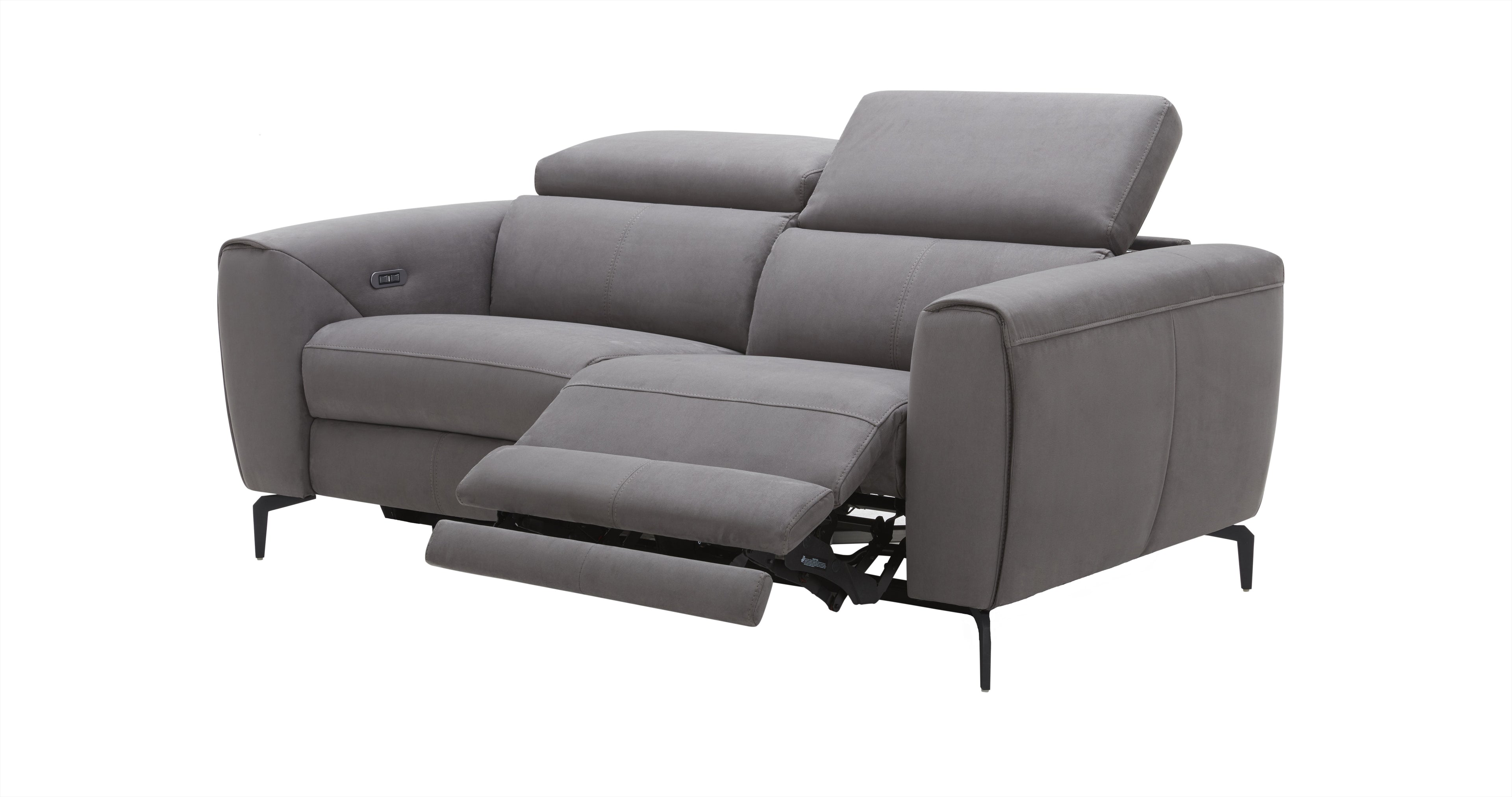 Lorenzo Grey Upholstered Loveseat