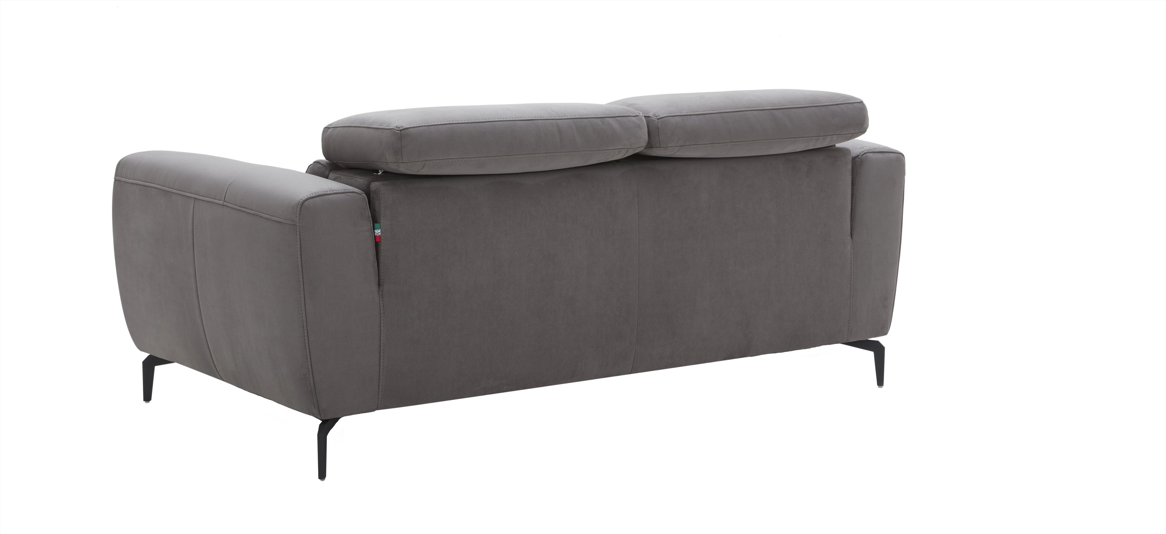 Lorenzo Grey Upholstered Loveseat