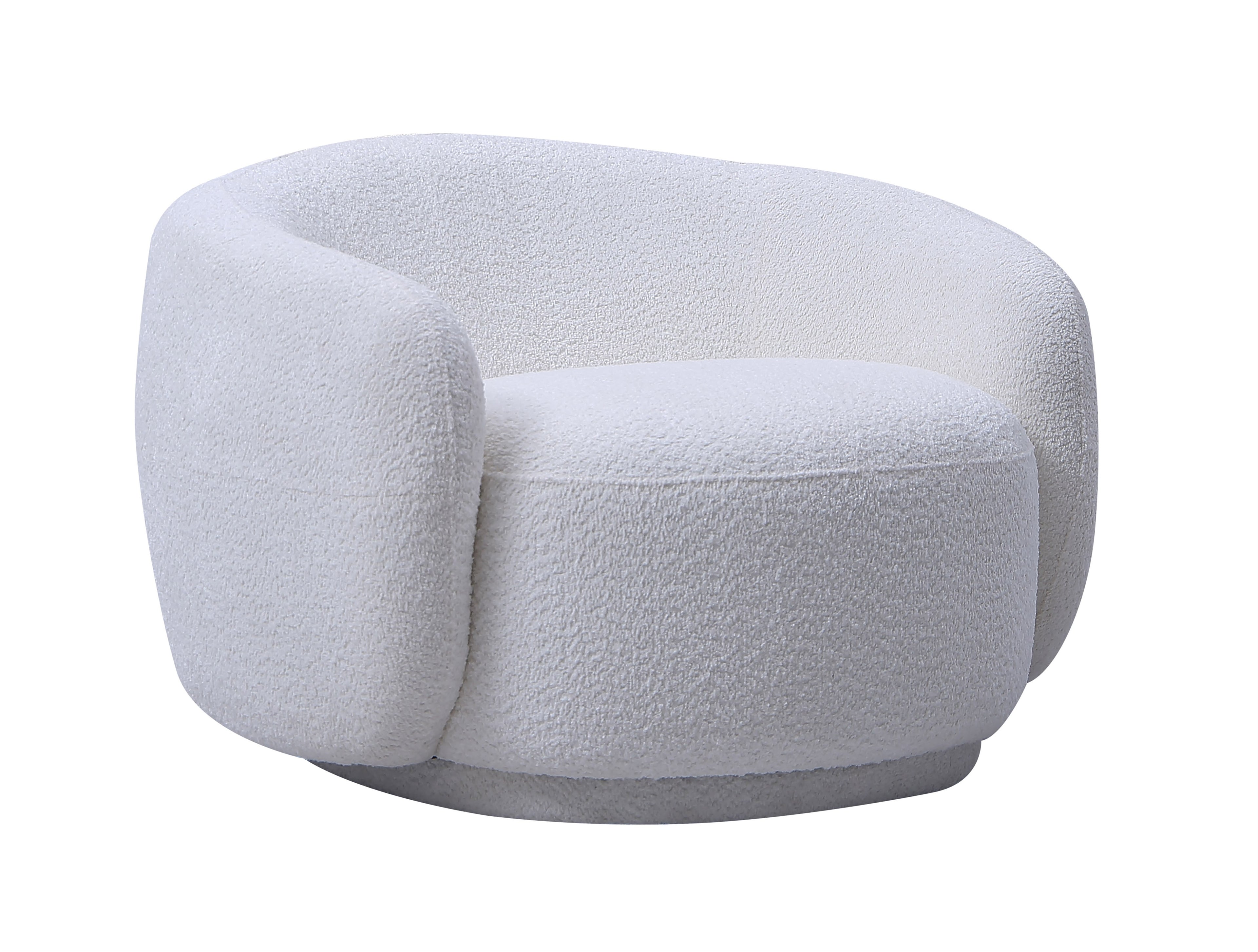 Lounge Chair in Off White
