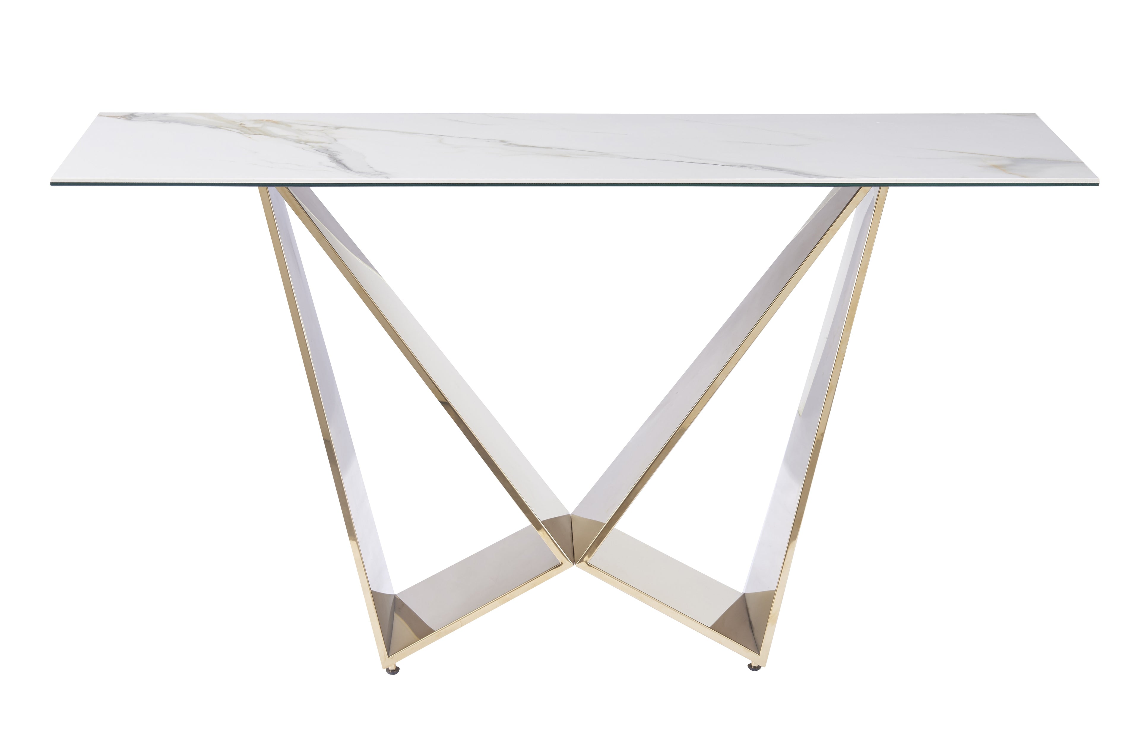 White Console Table