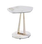 Orleans Ceramic-Top Brass End Table