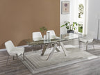 Premier Glass-Top Extension Dining Table