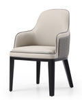 Brunswick Two-Tone Eco-Leather Arm Chair