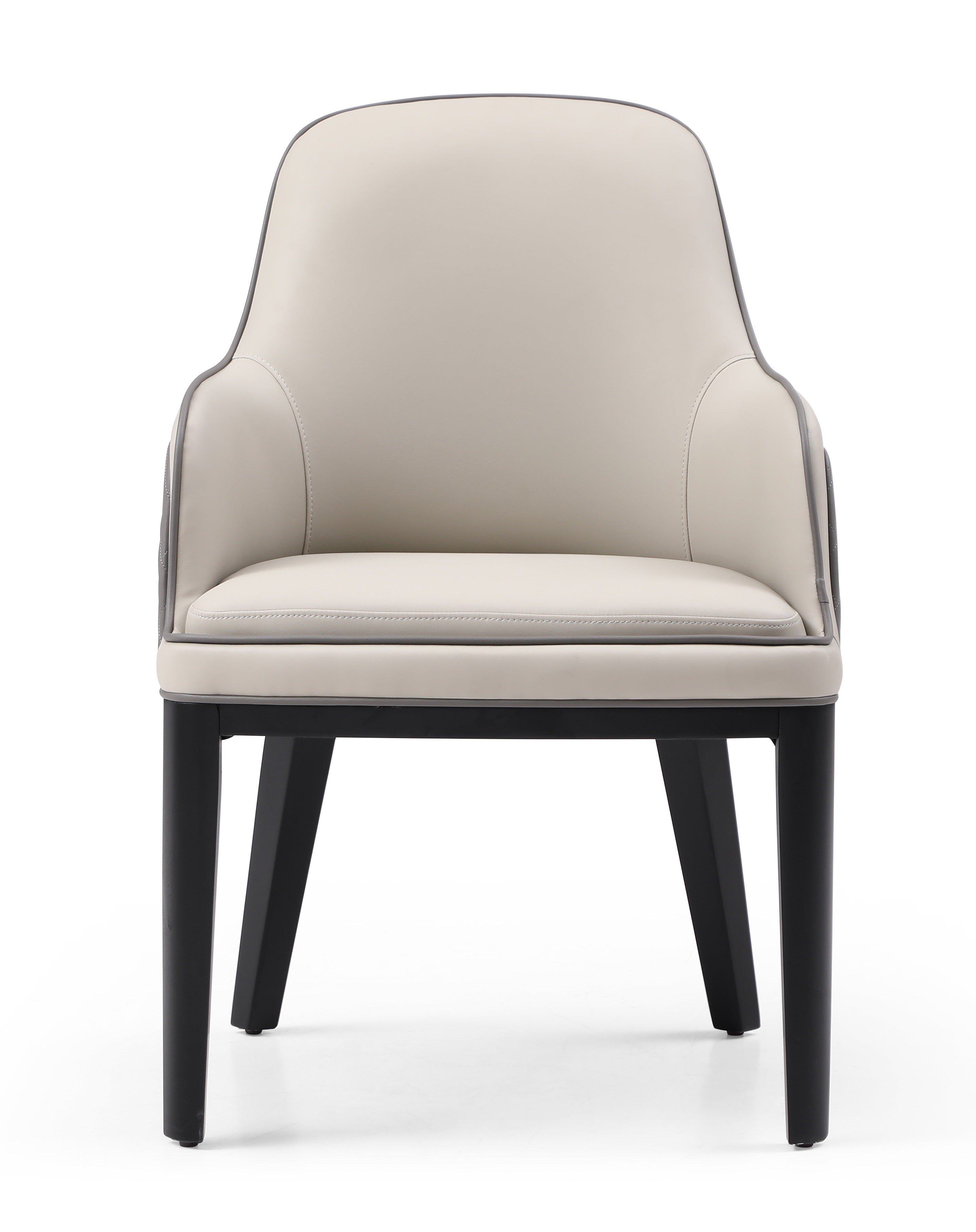 Brunswick Two-Tone Eco-Leather Arm Chair