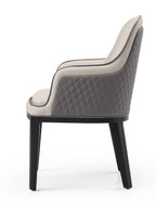 Brunswick Two-Tone Eco-Leather Arm Chair