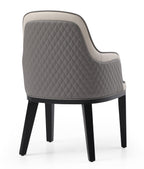 Brunswick Two-Tone Eco-Leather Arm Chair